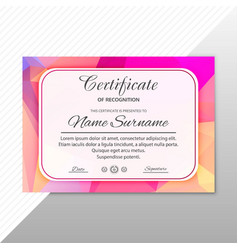 Abstract Creative Certificate Of Appreciation