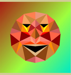 Emoticon With Low Poly Art