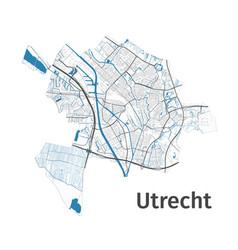 Utrecht Map Detailed Map City