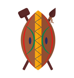 African Shield And Spear