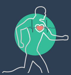 Exercise Stress Test Logo Icon Design