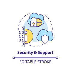 Security And Support Concept Icon