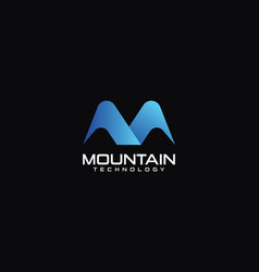 M Latter Mountain Tech Logo