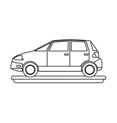 Car Van Sideview Icon Image