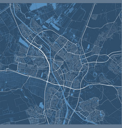 Detailed Map Utrecht City Linear Print Map