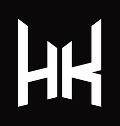 Hk Logo Monogram Design Template