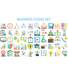 Business And Finance Multi Color Icons Set