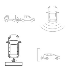 Car Parking Sensor Signal Icon