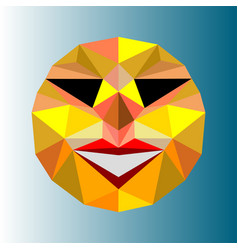 Emoticon With Low Poly Art