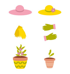 Hand Drawn Gardening Workwear Clipart Collection