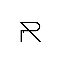 Minimal Letters Ir Logo Design