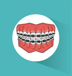 Dental Braces Cartoon