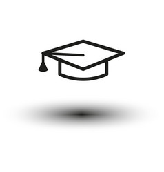 Education Icon Graduation Hat Academic