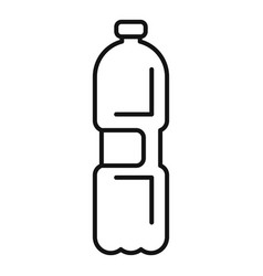 Plastic Water Bottle Line Icon