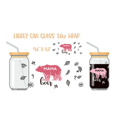 Printable Full Wrap For Libby Class Can Mama Bear