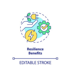 Resilience Benefits Concept Icon