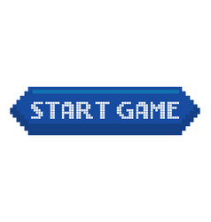 Start Game Eight Bit Style