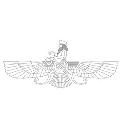 Ancient Sumerian Symbol Faravahar