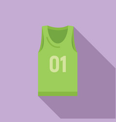 Gym Vest Icon Flat Sport Children