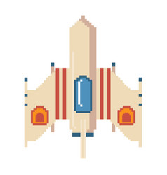 Spaceship Eight Bit Style