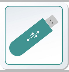 Pen Drive Icon Graphic