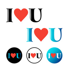 Abstract I Love You Icon