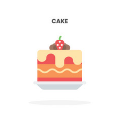 Cake Icon Flat