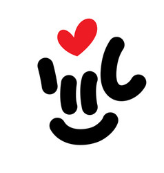 I Love You Sign Hand Gesture Icon Symbol