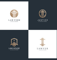 Lawyer Logo Bundle With Creative Element Style