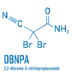 Dbnpa Biocide Molecule Skeletal Formula