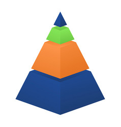 3d Pyramid Infographic Business Progress