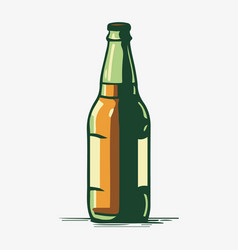 Beer Bottle Object Isolated