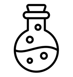 Halloween Poison Line Icon