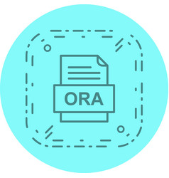 Ora File Document Icon