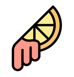 Orange Fruit Icon Flat