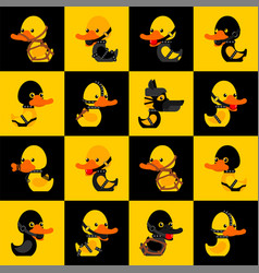 Bdsm Duck Pattern Seamless Fetish Toy Background