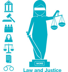 Lady Justice Or Iustitia Concept