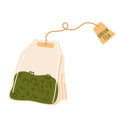 Tea Bag Green In A Bag Healthy Food And Drink