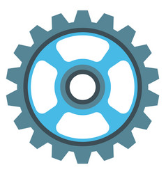 Cogwheel Icon Mechanical Element Gear Color