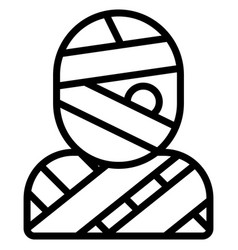 Dangerous Mummy Line Icon