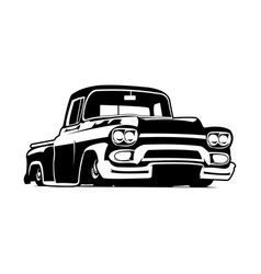 Old Logo Truck Silhouette