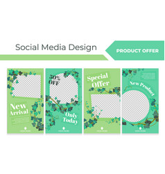 Social Media Story Set With Product Offer Design