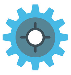 Gear Icon Cogwheel Color Symbol Technical Part