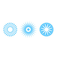 Blue Sun Icons