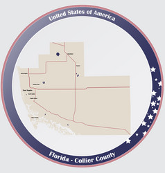 Map Collier County In Florida