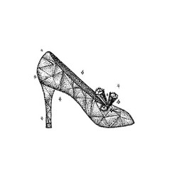 Crystal Shoe Dotwork