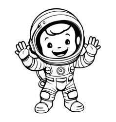 Astronaut Black And White