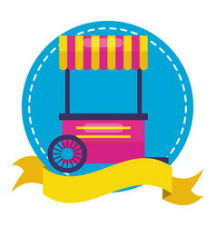 Booth Street Food Sticker Ribbon