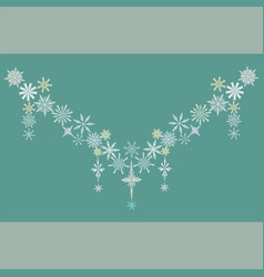 For The Snow Queen An Elegant Necklace Made