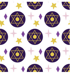 Magic Esoteric Symbol Seamless Pattern Hexagonal